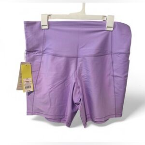 Size XXL All in Motion Women's 6” High Rise Purple Bike Shorts